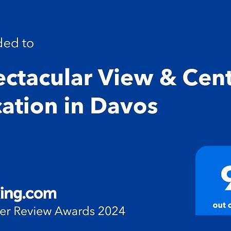 Spectacular View & Central Location In Davos Bagian luar foto