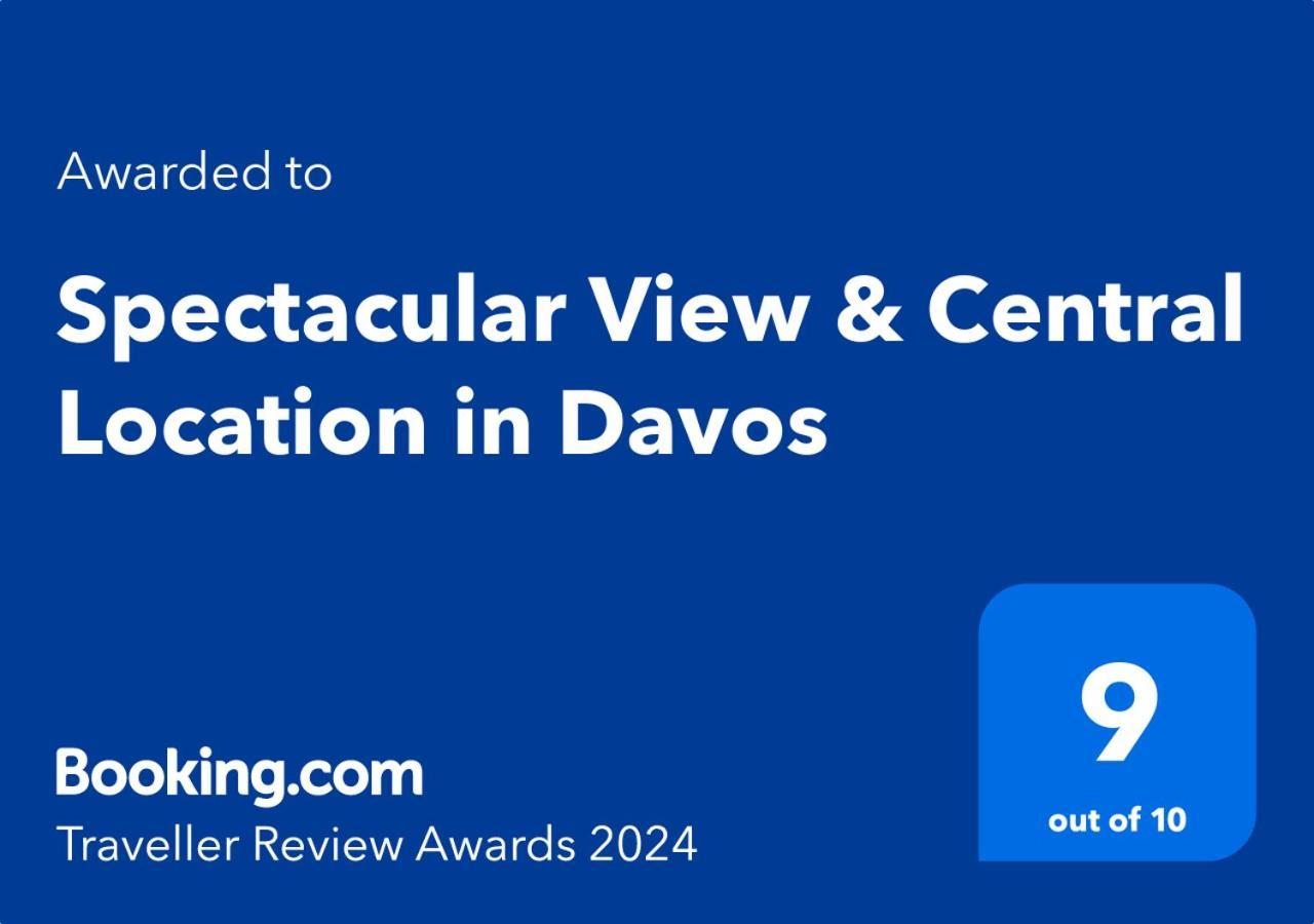 Spectacular View & Central Location In Davos Bagian luar foto